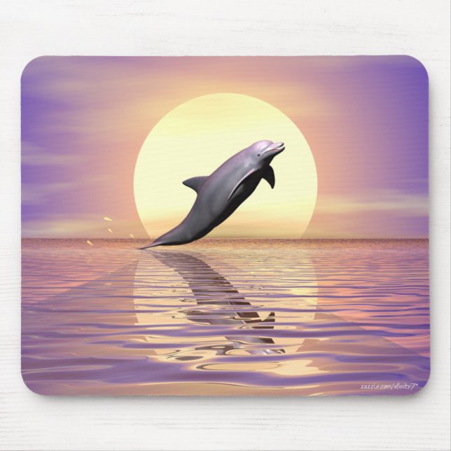 Sun Dolphin Mouse Pad (Front)