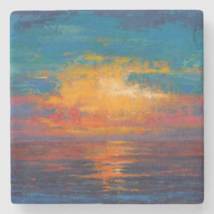 Sun Down II Stone Coaster