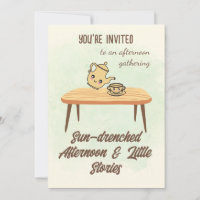 Sun-drenched Afternoon Invitation-Cosy Tea & Story