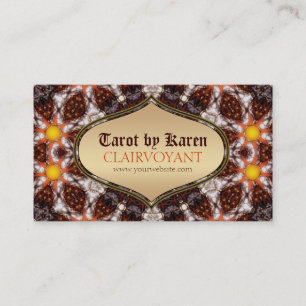 Sun Earth Goddess Tarot Business Cards