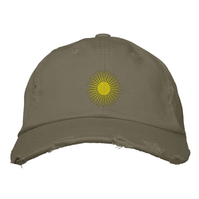Sun Embroidered Hat (Front)