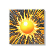 Sun Explosion - Drawn in anime style