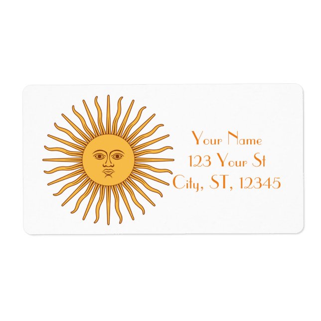 Sun face Art Illustration Thunder_Cove (Front)