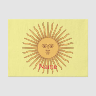 Sun face Art Illustration Thunder_Cove Tissue Paper