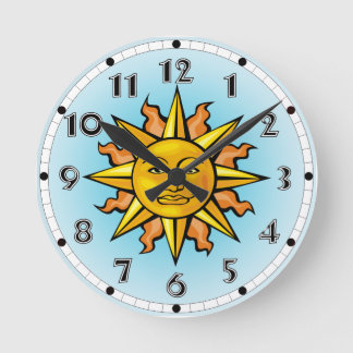 Sun Face Clock