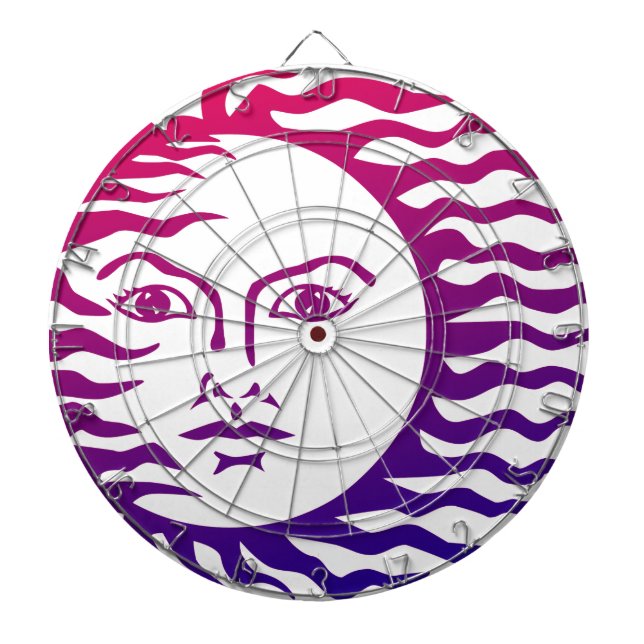 Sun Face Dartboard (Front)