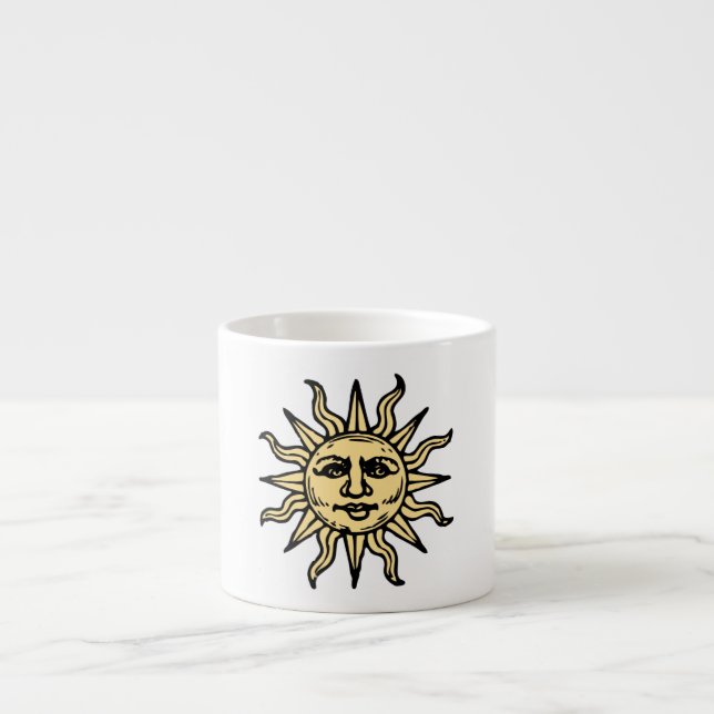 Sun Face Espresso Cup (Front)