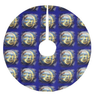sun face/ moon face tree skirt