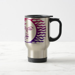 Sun Face Travel Mug