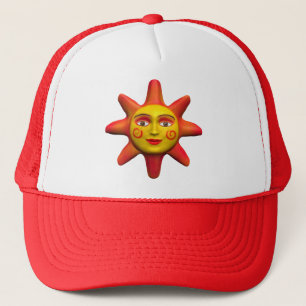 Sun Face Trucker Hat