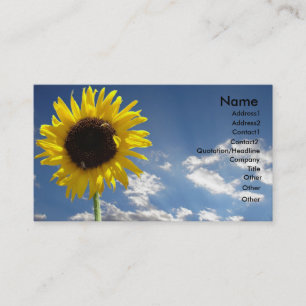 Sun Flower Business Card