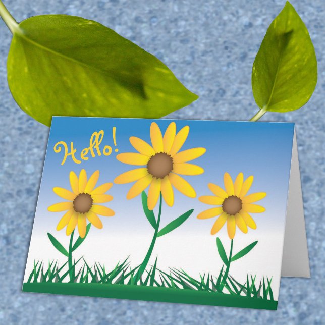 Sun Flower Card (Creator Uploaded)