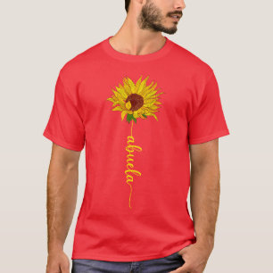 Sun Flower Cute Abuela Sorority Christmas Tee
