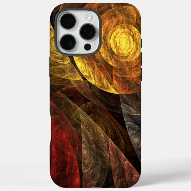 Sun Flower Floral Modern Abstract Art Pattern Case-Mate iPhone Case (Back)