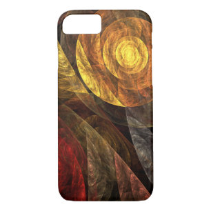 Sun Flower Floral Modern Abstract Art Pattern Case-Mate iPhone Case
