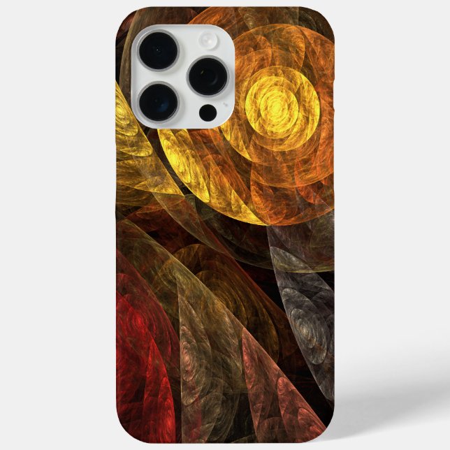 Sun Flower Floral Modern Abstract Art Pattern Case-Mate iPhone Case (Back)