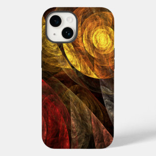 Sun Flower Floral Modern Abstract Art Pattern Case-Mate iPhone 14 Case
