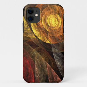 Sun Flower Floral Modern Abstract Art Pattern Case-Mate iPhone Case