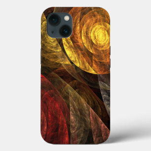 Sun Flower Floral Modern Abstract Art Pattern iPhone 13 Case