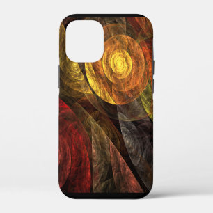 Sun Flower Floral Modern Abstract Art Pattern iPhone 12 Mini Case