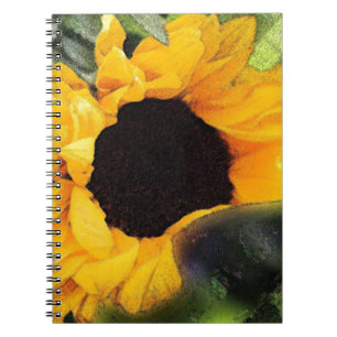 Sun Flower Spiral Notebook