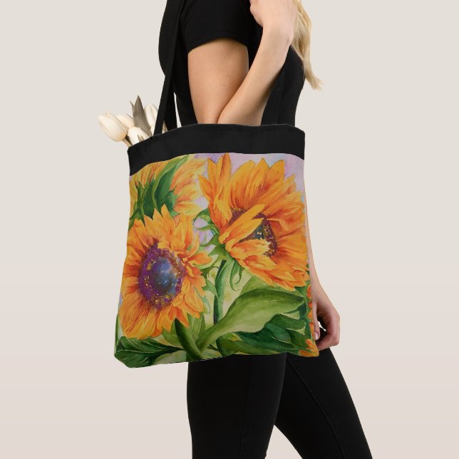 Sun Flower Tote Bag (Close Up)
