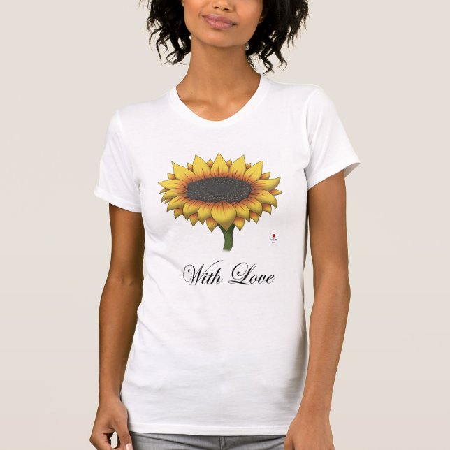 Sun Flower (With Love) T-shirt (Front)
