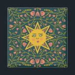 Sun & Flowers Pink Yellow Magnet<br><div class="desc">Decorate your kitchen with this magnet. Makes a great little gift! Check my shop for more matching stuff like mugs, towels and stickers! You can always add your own text. Let me know if you'd like something custom made. If you buy it, thank you! Be sure to share a pic...</div>