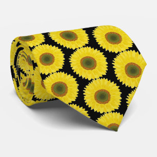 Sun flowers tie