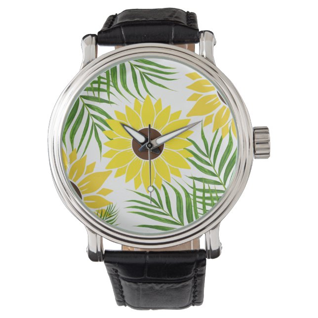 sun flowers watch (Front)
