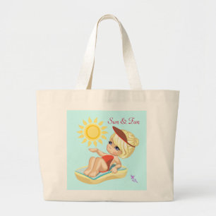 Sun & Fun Jumbo Beach Tote