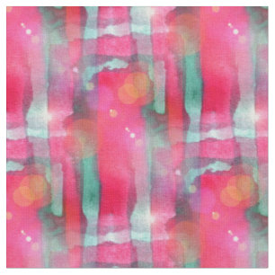 Sun glare abstract painted watercolor fabric