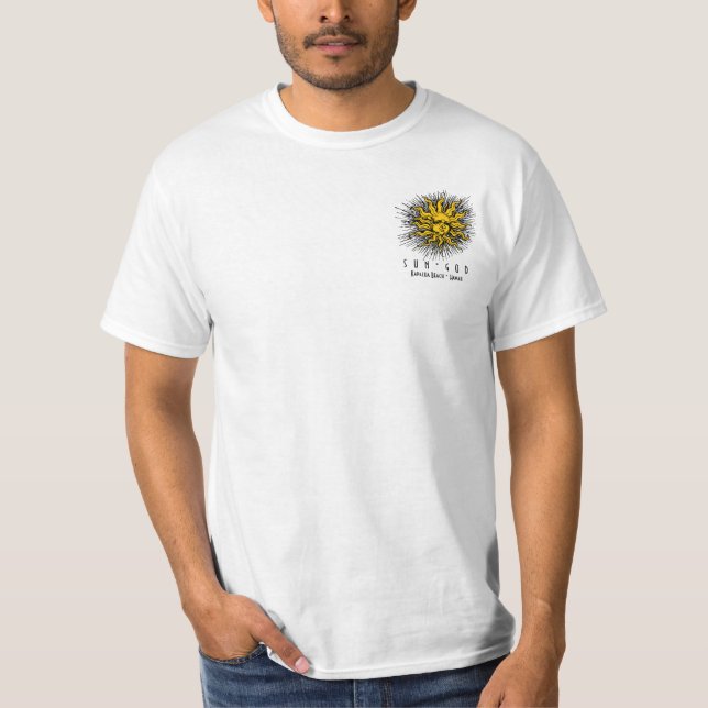 SUN  GOD  Kapalua Beach, Hawaii T-Shirt (Front)