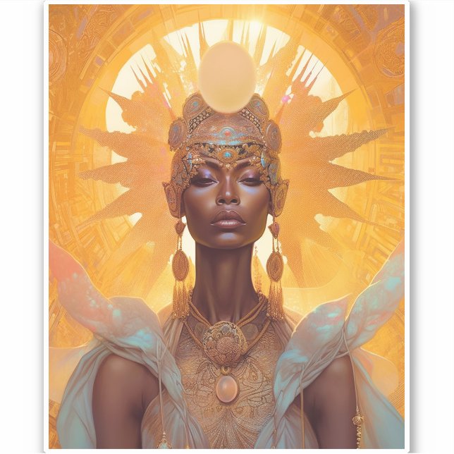 Sun Goddess Fantasy Art (Front)