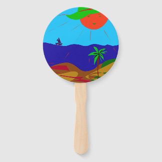 sun hand fan