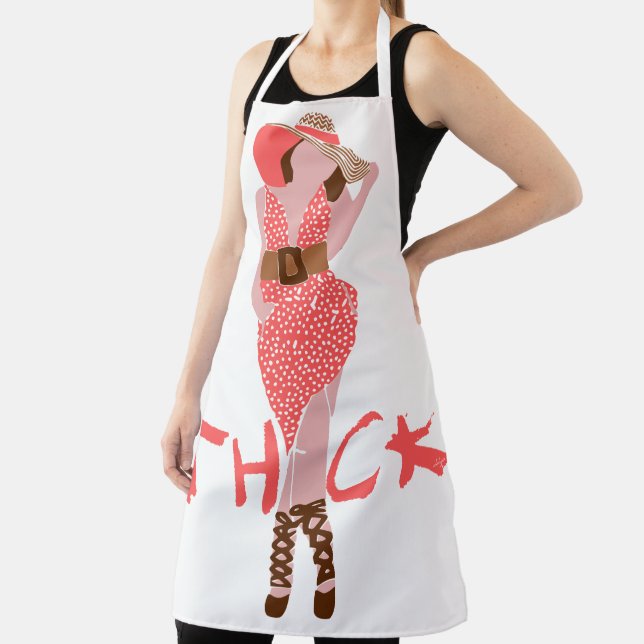 Sun Hat Polka Dot Dress Thick Chick Apron (Insitu)