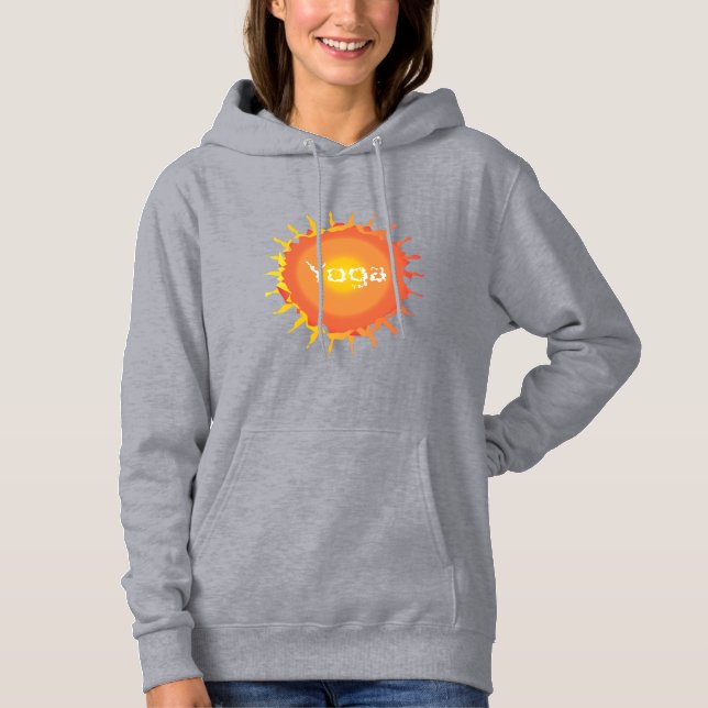 Sun Hot Yoga Hoodie (Front)