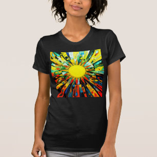 Sun In Abstract 910 T-Shirt