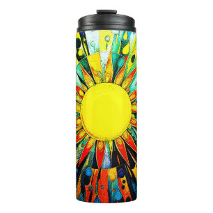 Sun In Abstract 910 Thermal Tumbler