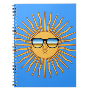 Sun in Shades Spiral Notebook