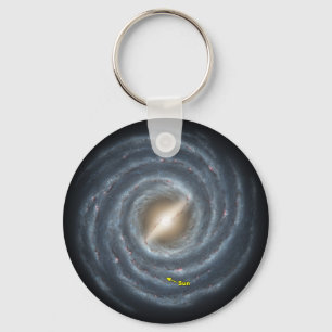 Sun in  the Milky Way NASA Key Ring