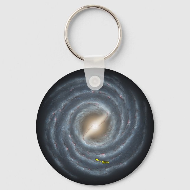 Sun in  the Milky Way NASA Key Ring (Front)