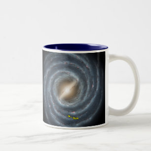 Sun in the Milky Way NASA Two-Tone Coffee Mug