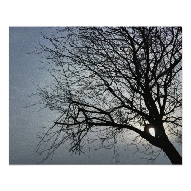 sun is hiding photo print (Front)