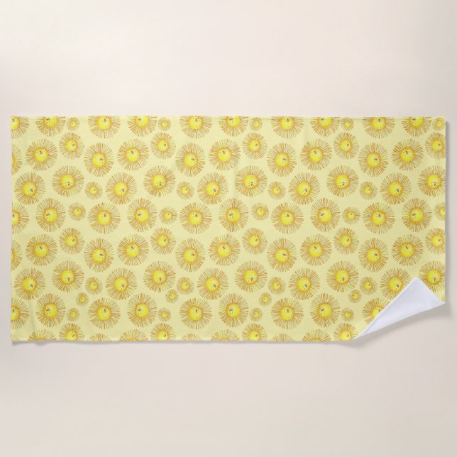 Sun is Shining -  Beach Towel (Front)