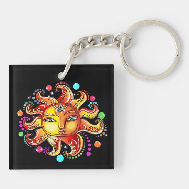 Sun Keychain (Back)