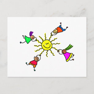 Sun Kids Postcard