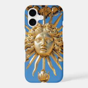 Sun King on Golden gate of Versailles castle