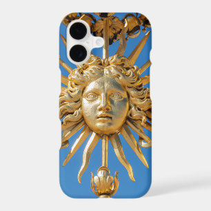 Sun King on Golden gate of Versailles castle