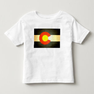 Sun kissed Colorado Flag Toddler T-Shirt